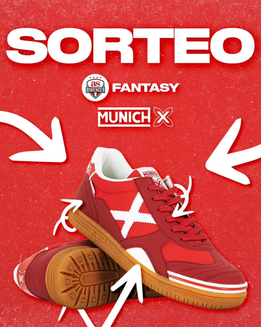 Imagen de 📢 NUEVO SORTEAZO @munichsports

👟 ¡Gana un espectacul