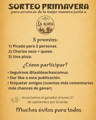 Imagen de SORTEO DE LA PRIMAVERA🙌🏼🌸

#sorteo #chascomus #fiam