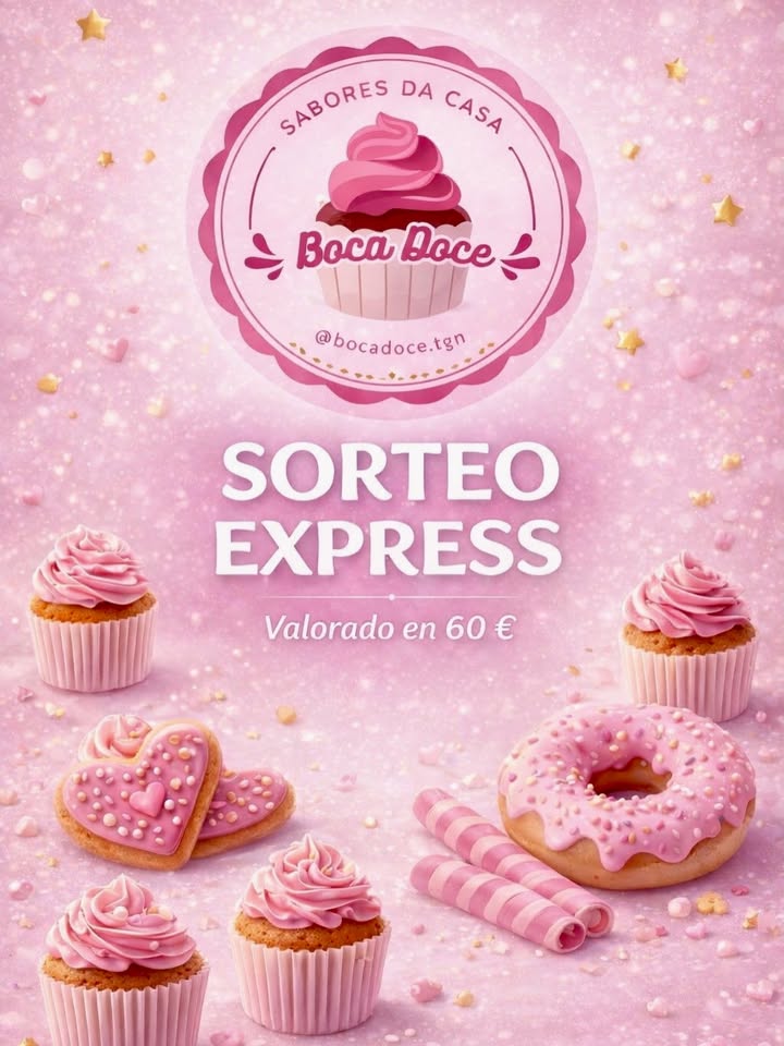 Imagen de 🎉🍰 SORTEO EXPRESS BOCA DOCE 🍰🎉

✨ Valorado en 