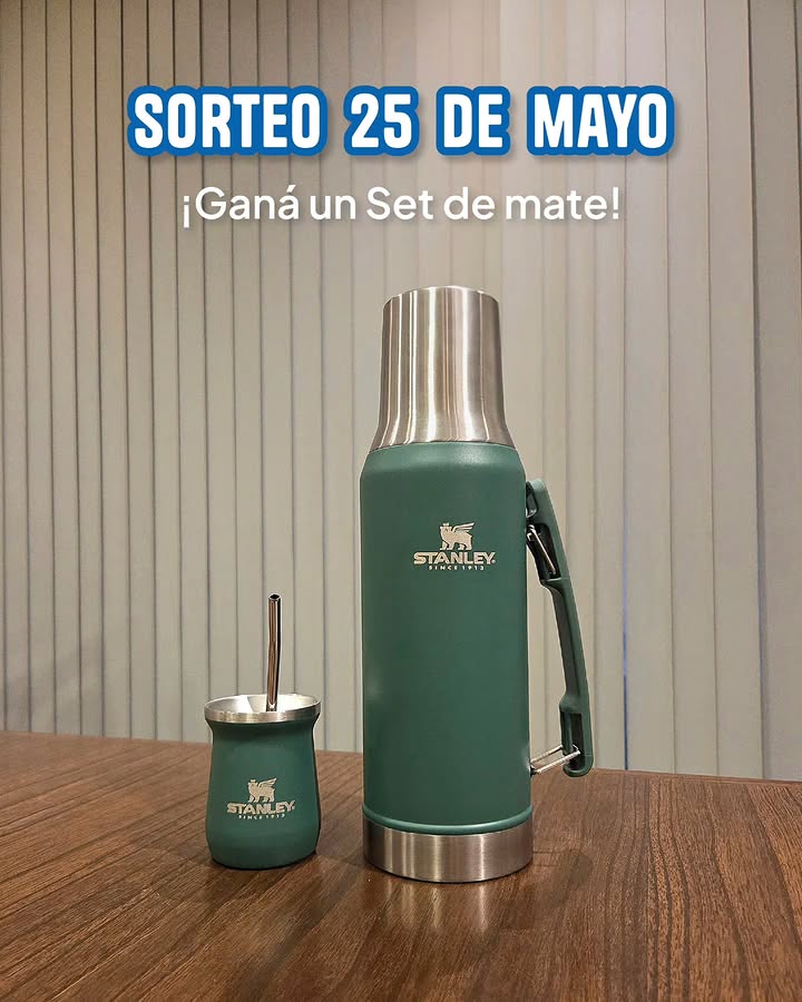 Imagen de SORTEO 25 DE MAYO 🇦🇷

Sorteamos un SET DE MATE 🧉
(M
