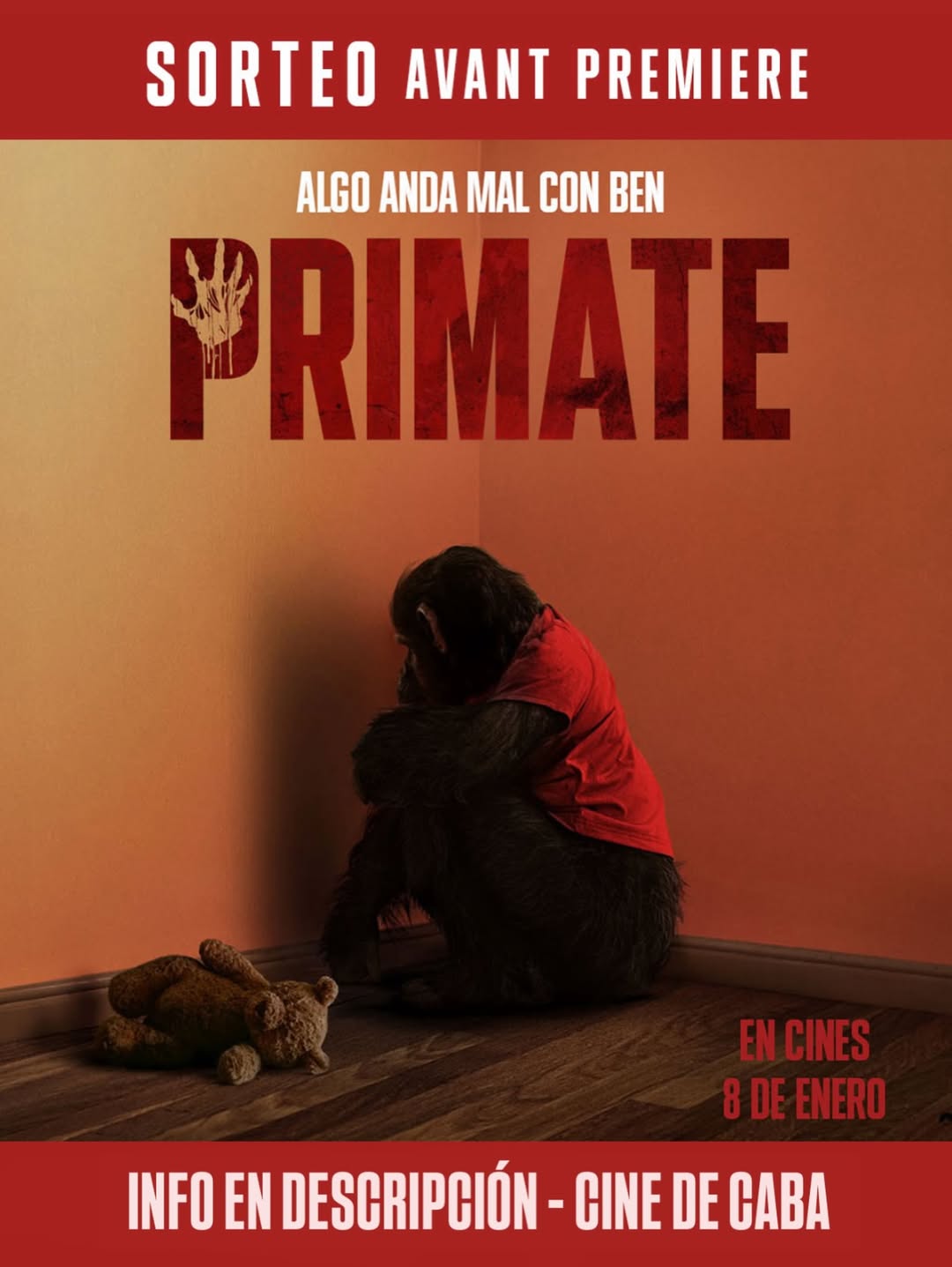 Imagen de SORTEO AVANT PREMIERE “PRIMATE” 🔥🦍

Arrancá el a�