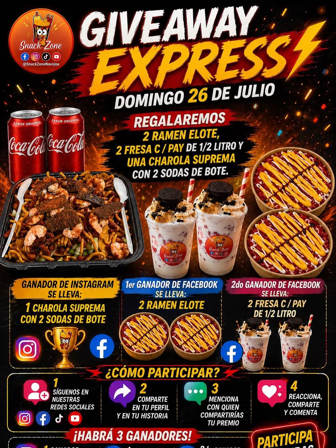 Imagen de 🎉🔥 ¡GIVEAWAY EXPRESS! 🔥🎉
¡Llegó la oportunida