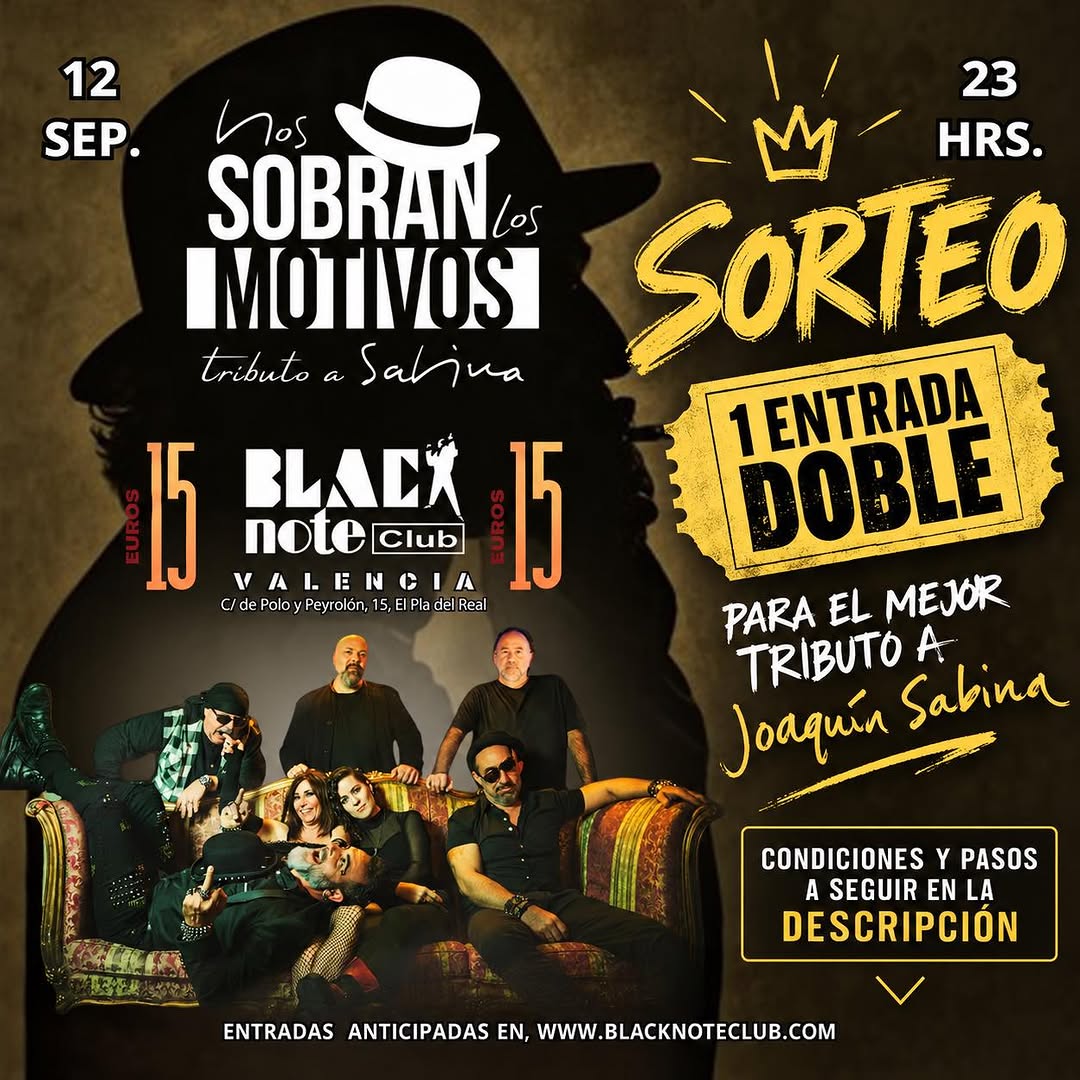 Imagen de 🚨 ¿TE VIENES A VER A SABINA GRATIS? 🚨

Sorteamos 1 EN