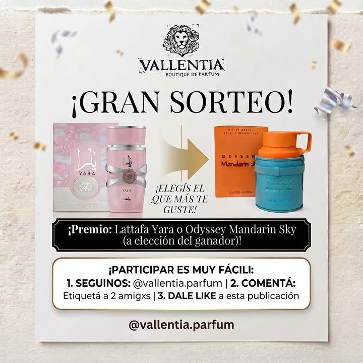 Imagen de ✨ ¡GRAN SORTEO EN VALLENTIA! ✨

Queremos festejar con e