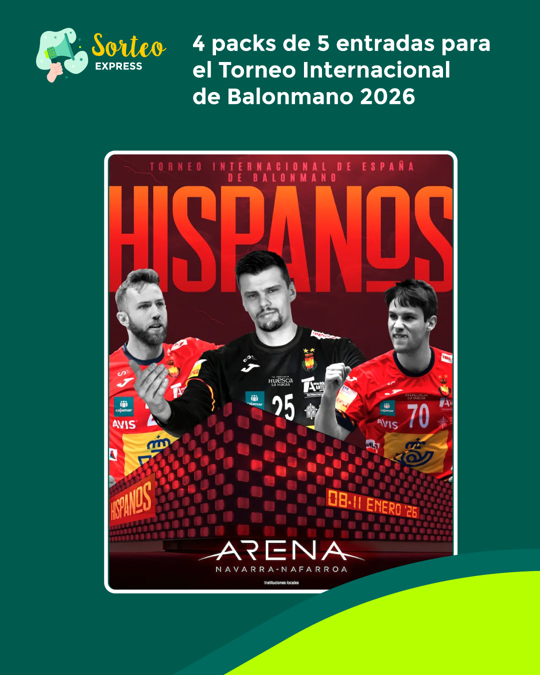 Imagen de SORTEO EXPRESS 💨

Fans del #Balonmano, sorteamos 4 packs 