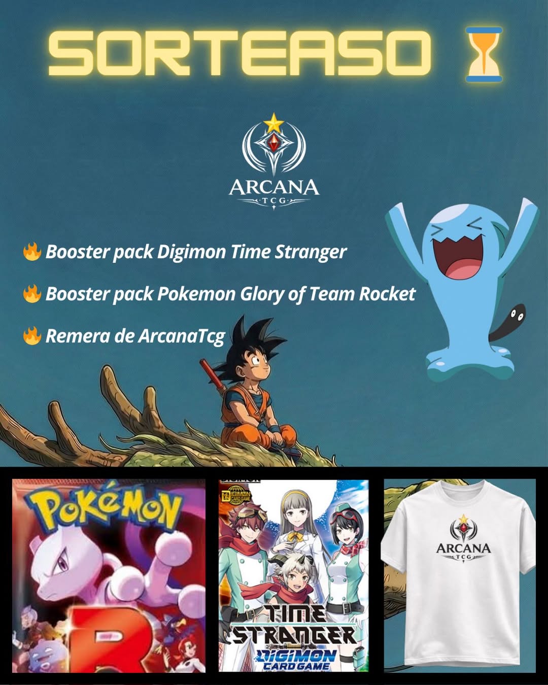 Imagen de 🎁 SORTEO TCG EN CÓRDOBA 🎁

🔥 Te podés ganar TODO 