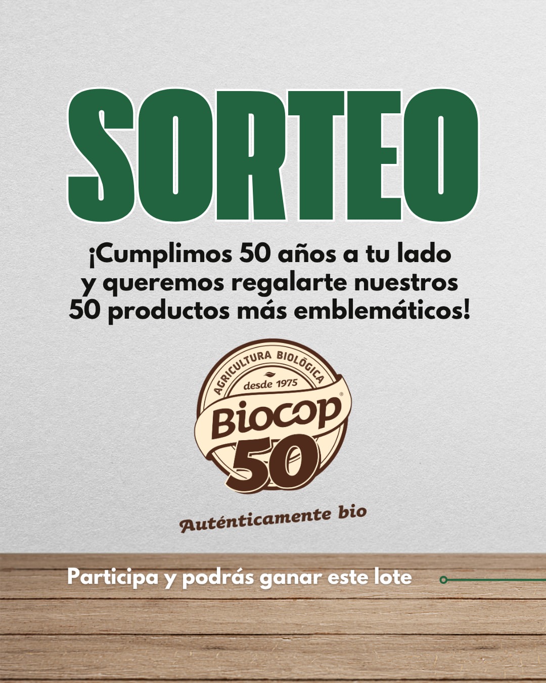Imagen de ¡NUEVO SORTEO 5️⃣0️⃣ aniversario! 🎉

¡Celebramo