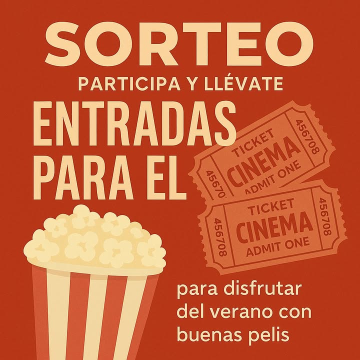 Imagen de 🎬Vamos al Cine ! 

🎥Participa y llévate un par de ent