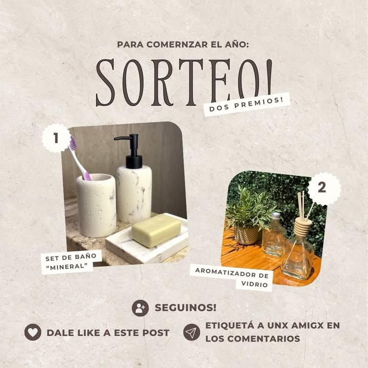 Imagen de Arrancamos el año con SORTEO ✨
Porque empezar enero con r