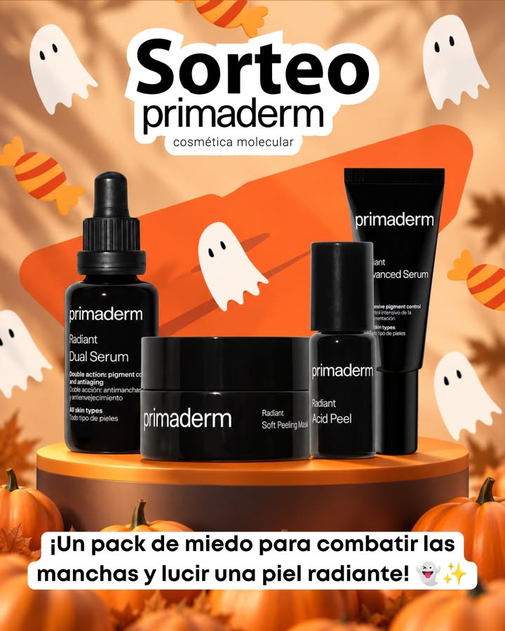 Imagen de 🎃👻 ¡SORTEO DE HALLOWEEN CON PRIMADERM! 👻🎃
Este 