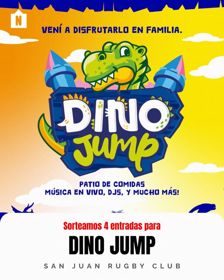 Imagen de | 🎉 SORTEO EXPRESS #DINOJUMP

🦖 0264 Noticias sortea 4