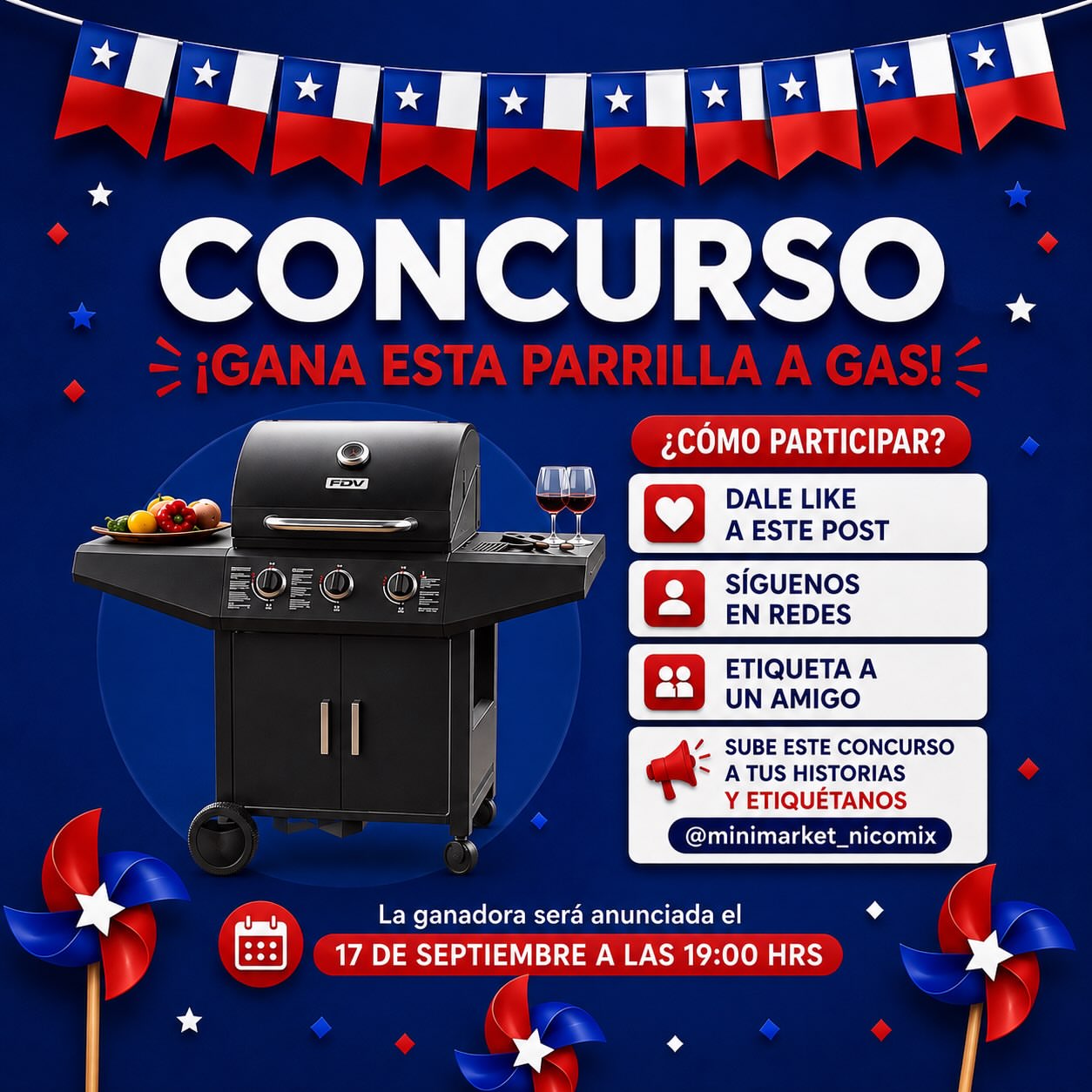 Imagen de 🎉🔥 ¡CONCURSO! GANA UNA PARRILLA A GAS 🔥🎉

¿Qui
