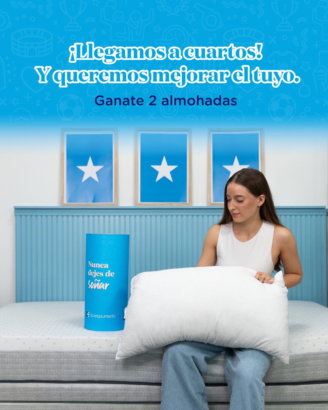 Imagen de Seguimos soñando juntos. 💙

Llegamos a cuartos… ahora 