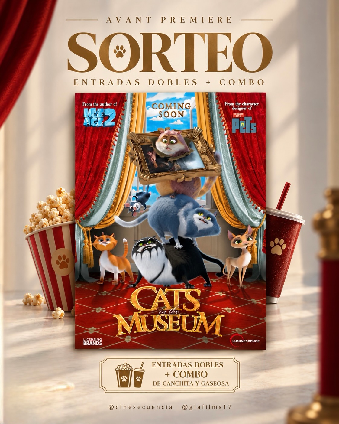 Imagen de 🎬 SORTEO FLASH | CATS IN THE MUSEUM 🐱

Cats in the Mus