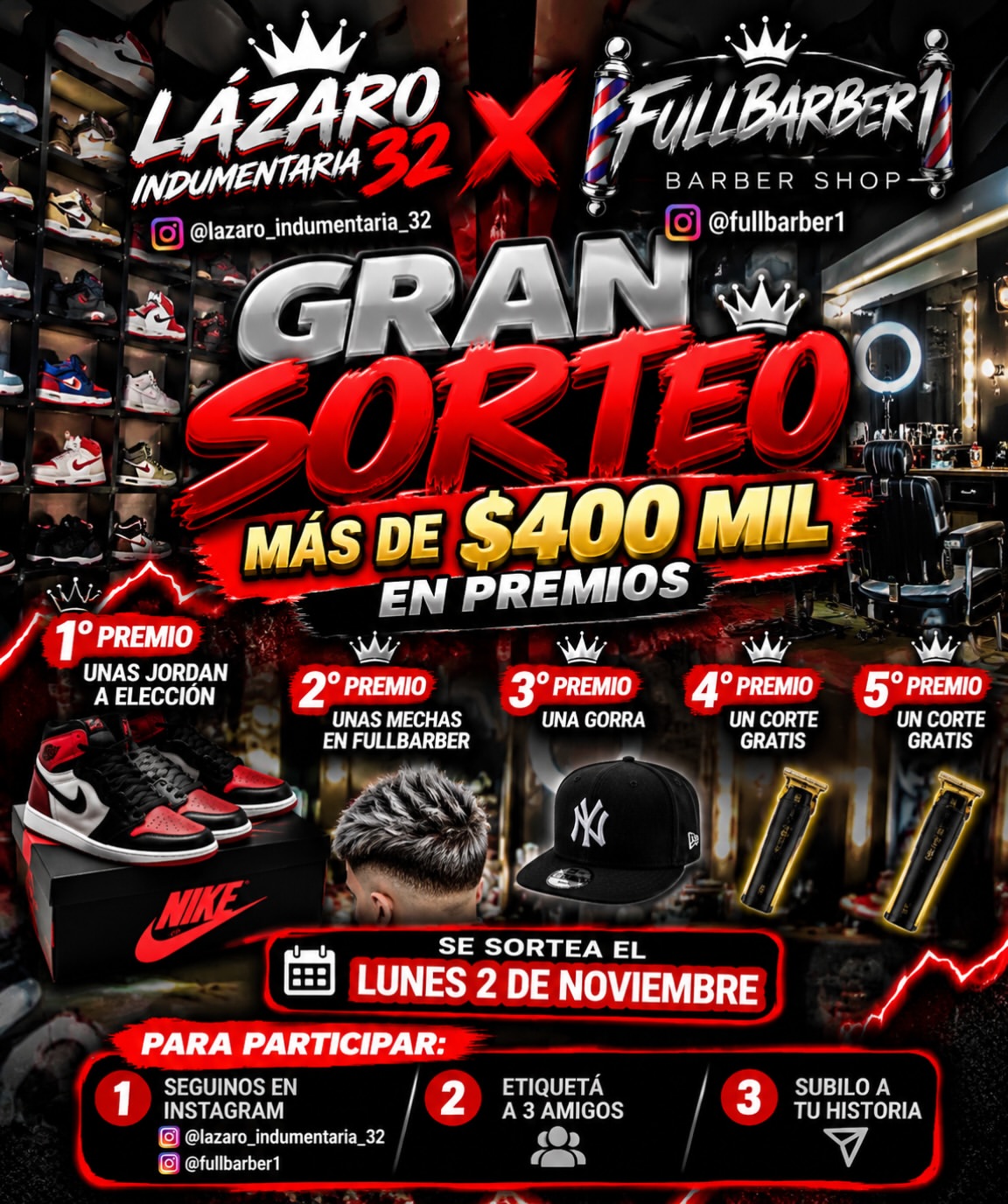 Imagen de GRAN SORTEO MÁS DE 400 mil en premios
lazaro_indumentaria_3