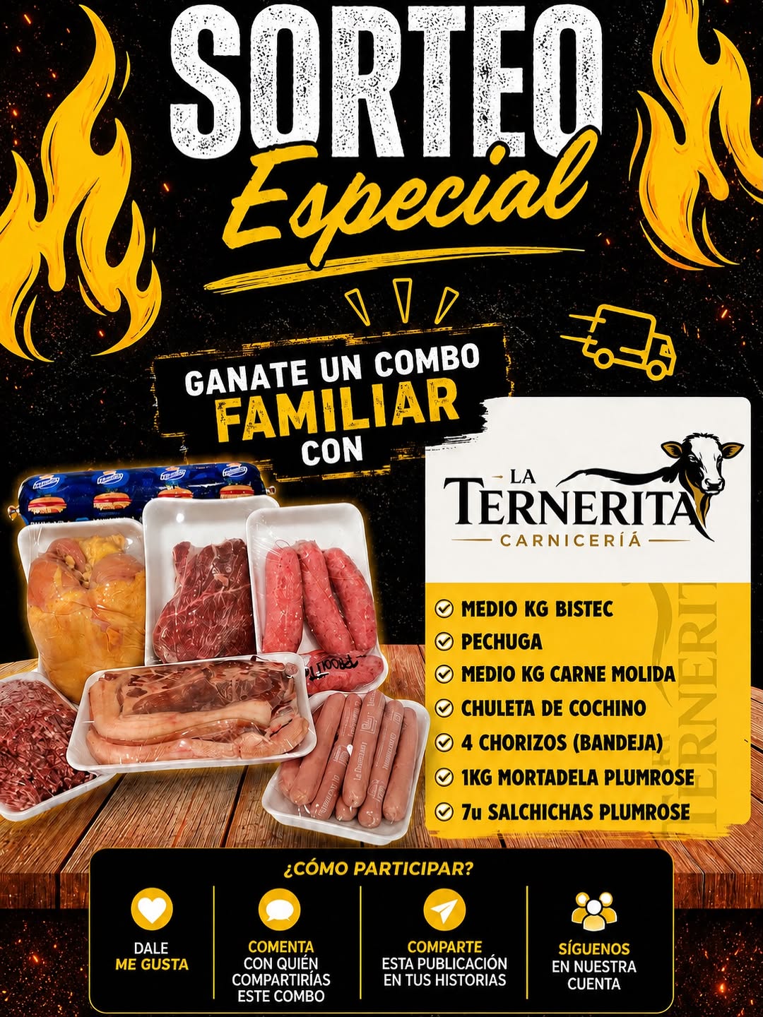 Imagen de 🔥🥩 ¡SORTEO ESPECIAL DE LA TERNERITA! 🥩🔥

¿Te i