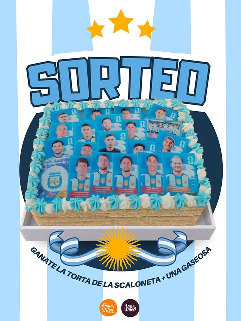 Imagen de 🇦🇷🔥 ¡SORTEO EXPRESS, GANATE LA TORTA DE LA SCALONE