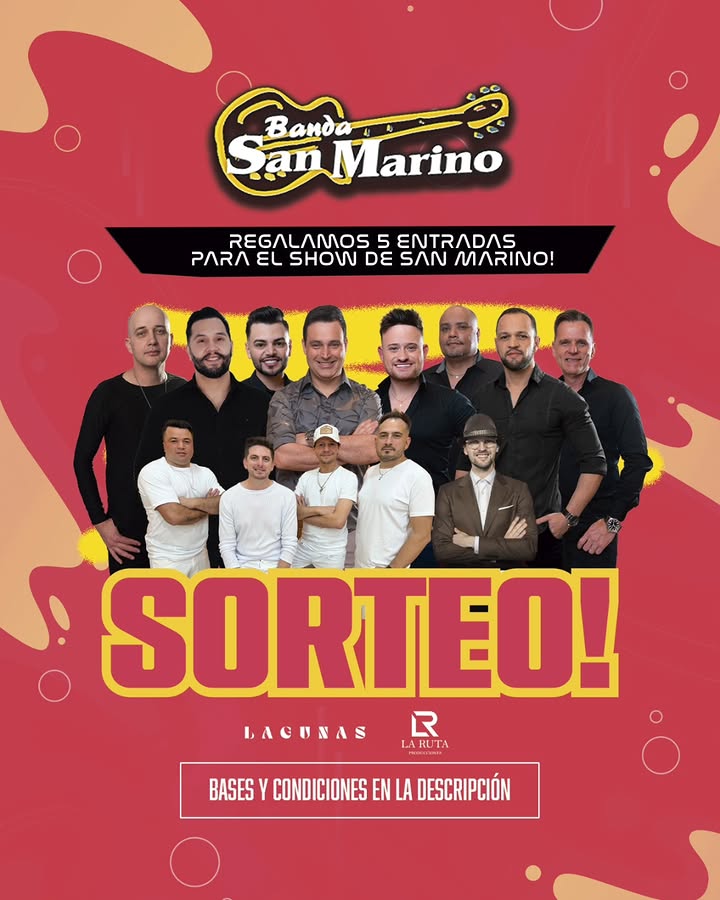 Imagen de SORTEAMOS ENTRADAS PARA VER A @sanmarinooficia ESTE VIERNES 