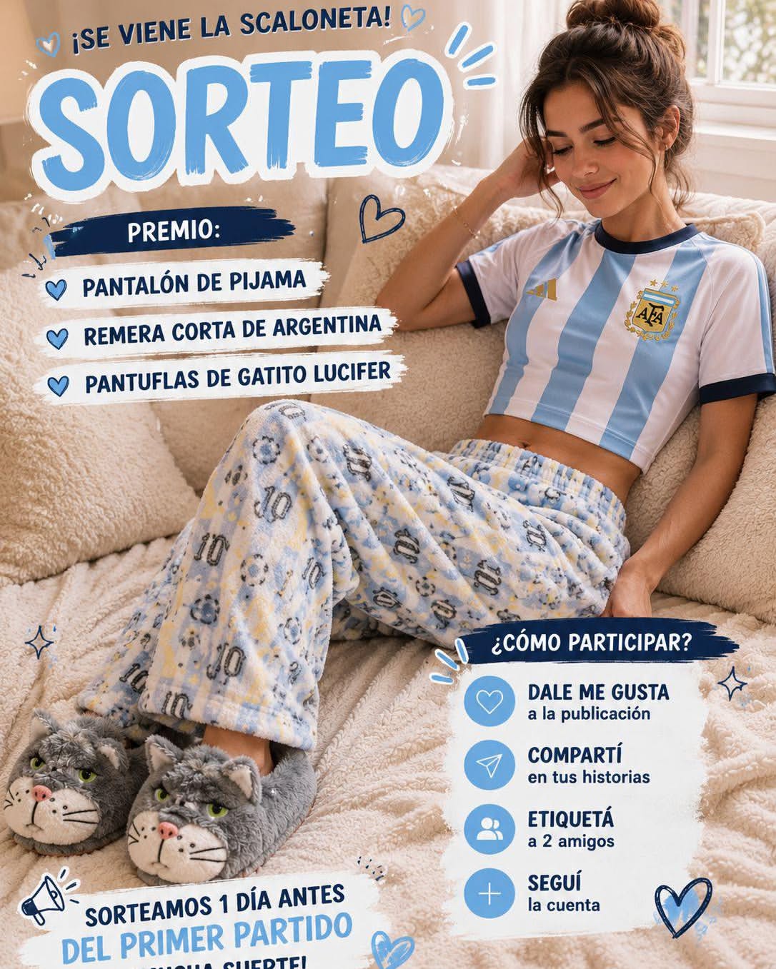 Imagen de 🇦🇷✨ ¡SORTEO SCALONETA! ✨🇦🇷

Se viene la Sel