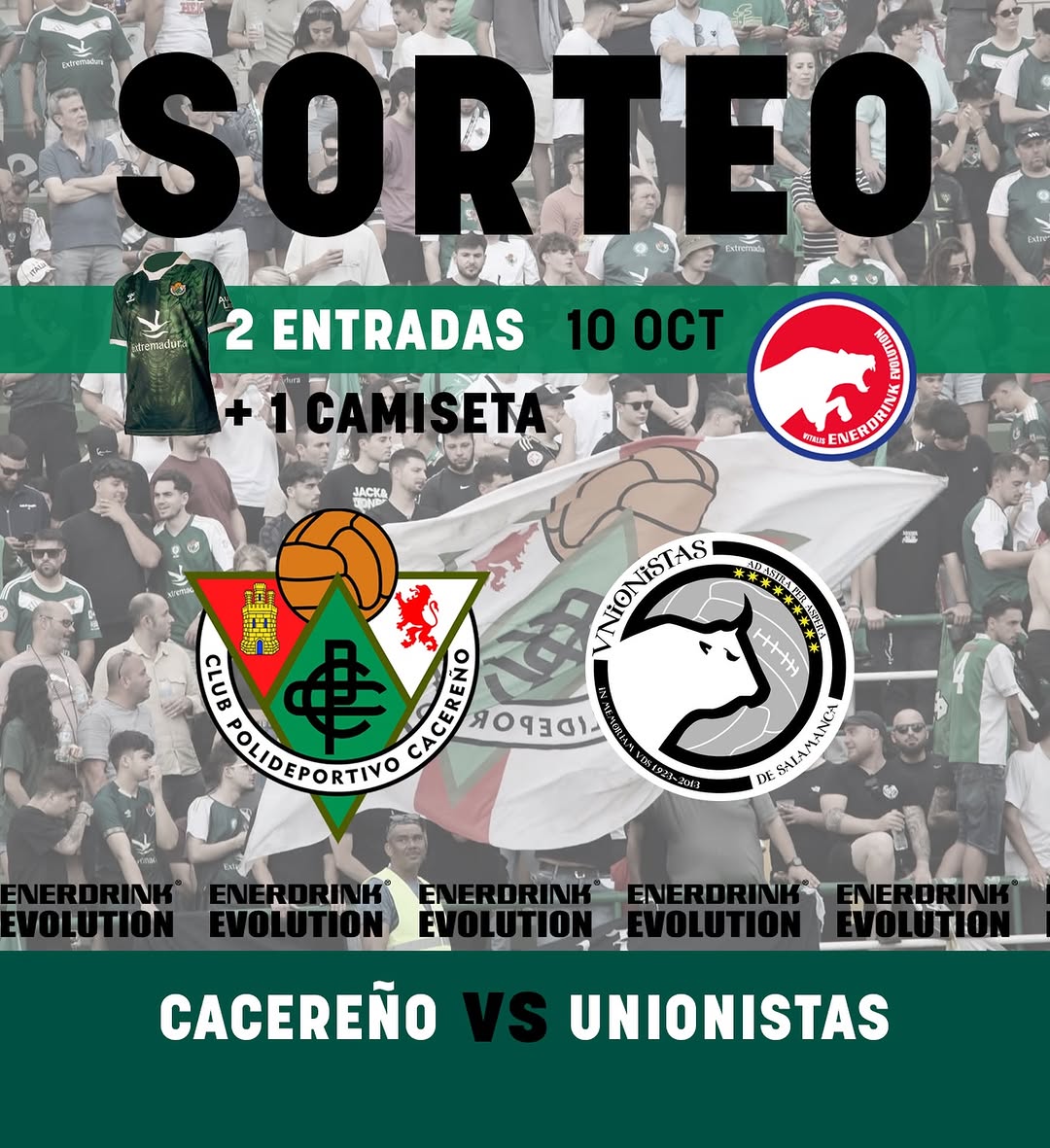 Imagen de ¡SORTEO! 🎟️ Gana 2 entradas 🎟️ + 1 camiseta 👕
