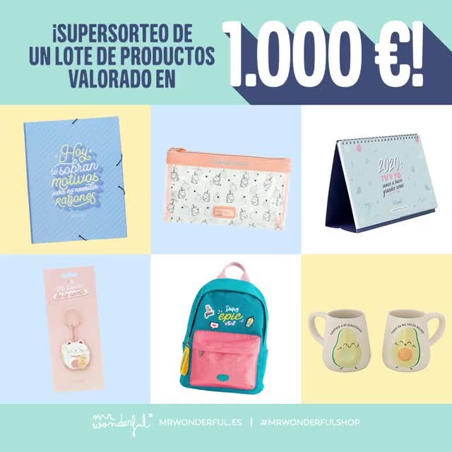 Imagen de Sorteo Instagram de Mr. Wonderful