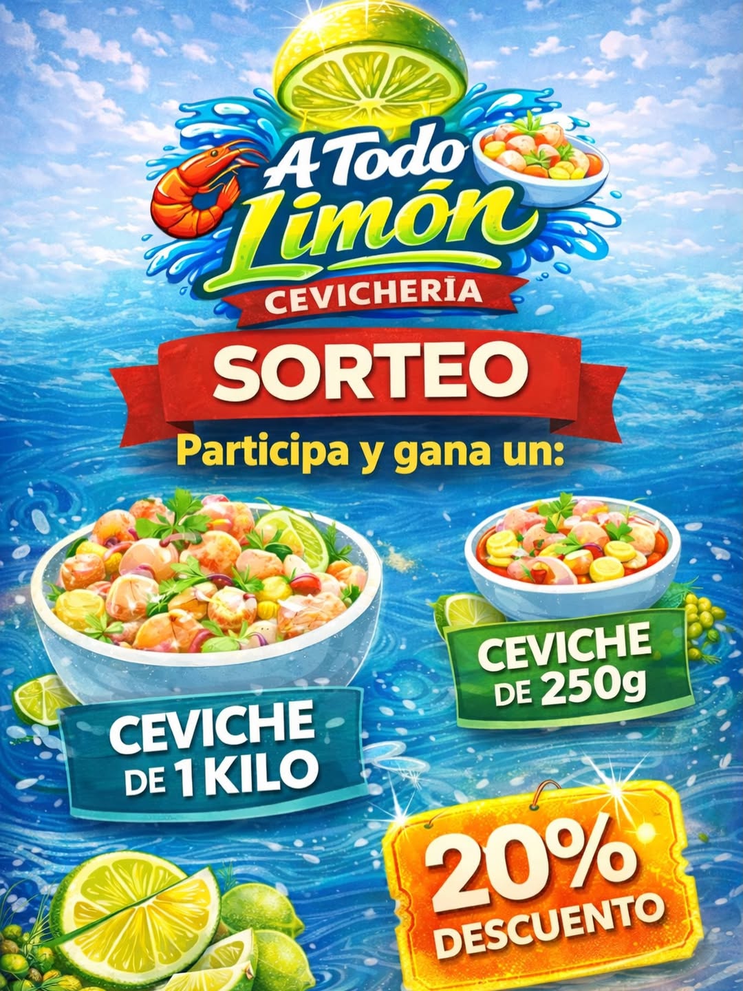 Imagen de 🍋🌊 ¡SORTEO DE LANZAMIENTO! 🌊🍋

En A Todo Limón