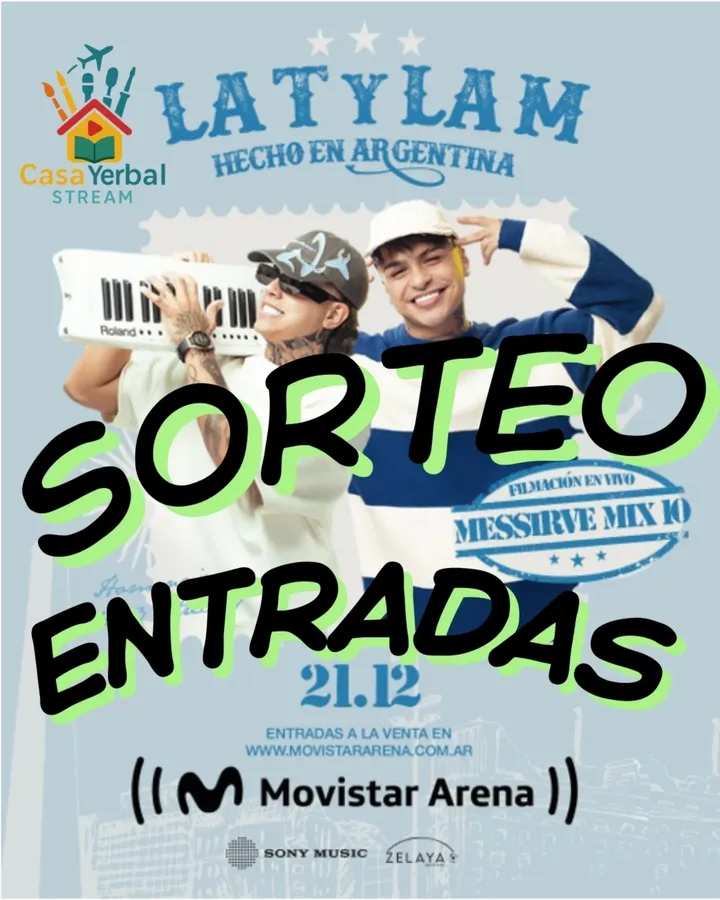 Imagen de 🎟️ SORTEO CASA YERBAL 🎟️

Sorteamos 2 pares de pla