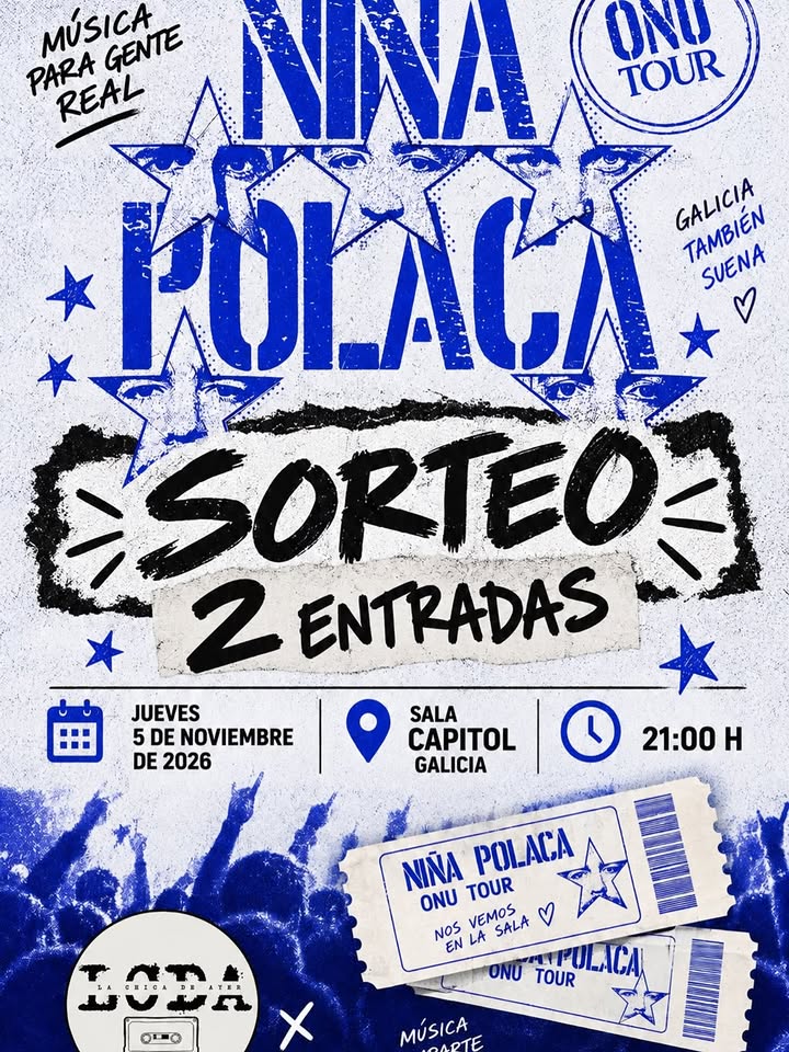 Imagen de Lunes de …
🎸 ¡SORTEO, SORTEO, SORTEO! 🎸

¿Te apete