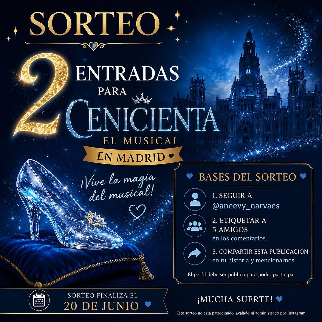 Imagen de ✨👠 ¡SORTEO MÁGICO! 👠✨

¿Te gustaría vivir la m