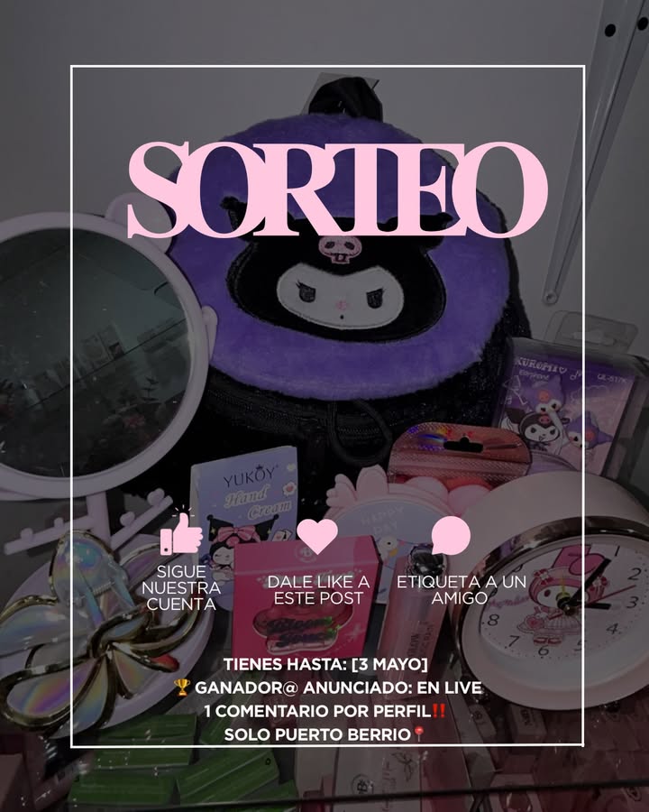 Imagen de SORTEO‼️ por nuestro aniversario 🎉 

Reglas : 
1 come