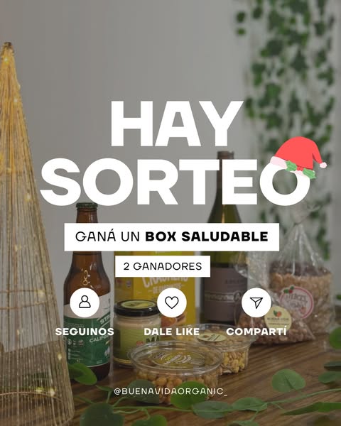 Imagen de 🎄 SORTEO NAVIDAD 🎄
¡Ganá uno de los 2 box saludables