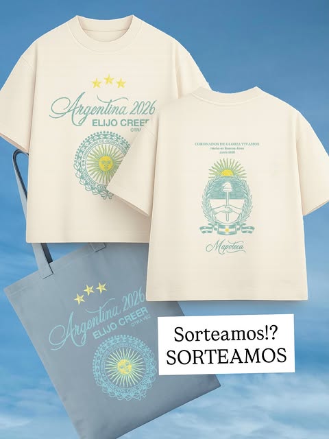 Imagen de SORTEAMOS REMERA + TOTEBAG
🌞 ELIJO CREER • OTRA VEZ• 