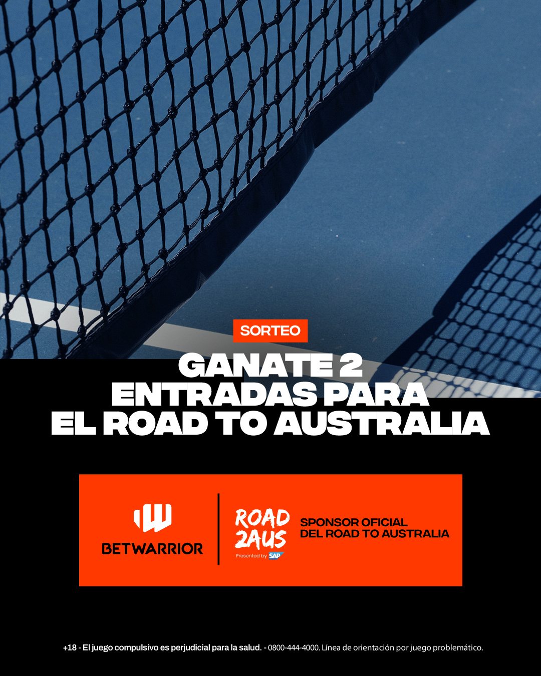 Imagen de ¡SORTEO! 🔥🎾

¿Querés ganarte 2 entradas para el @ro