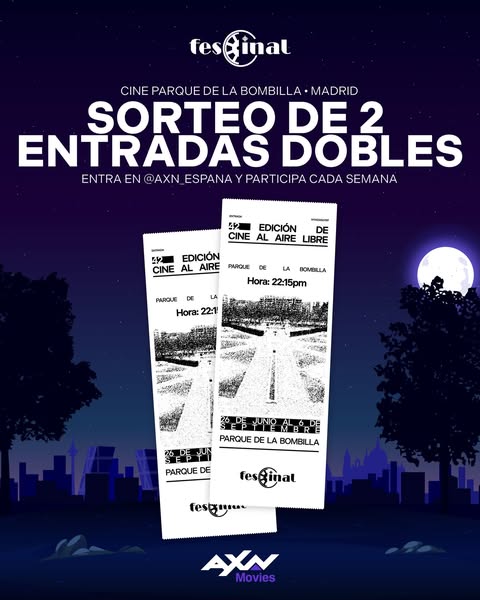 Imagen de ¡SORTEO ENTRADAS DOBLES! 🍿

El cine de verano no para en