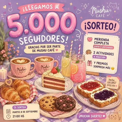 Imagen de 💜✨ ¡SOMOS 5.000 PERSONITAS EN MUSHU! ✨💜

Todavía