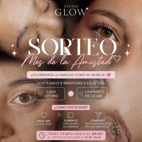 Imagen de 💖✨ MES DE LA AMISTAD EN STUDIO GLOW ✨💖

Se viene u