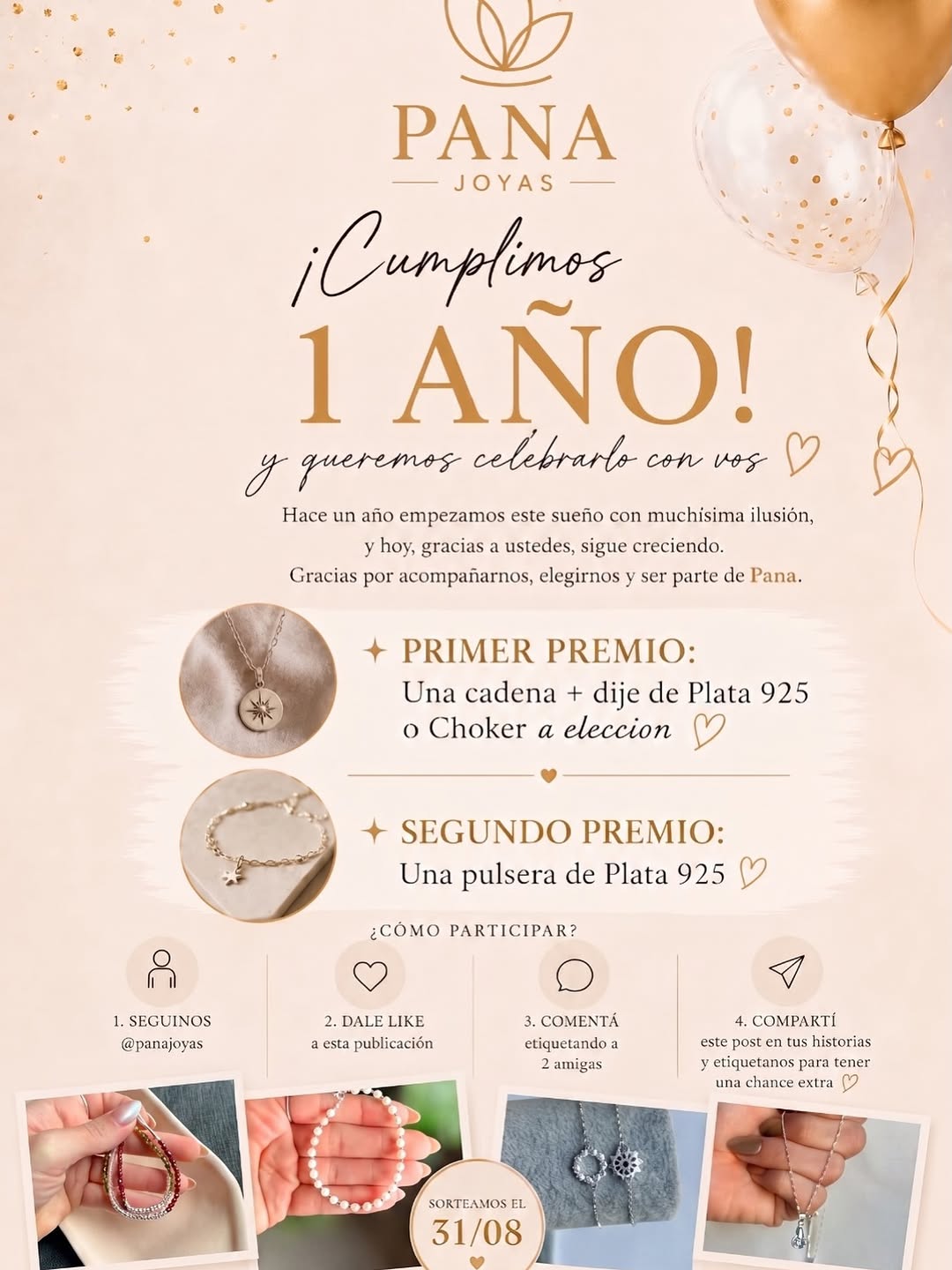 Imagen de ✨ ¡PANA CUMPLE 1 AÑO! ✨

Y como queremos celebrar este