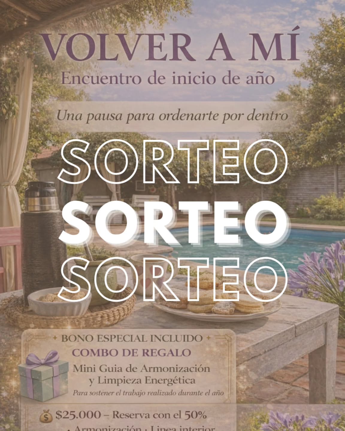 Imagen de 🎁 SORTEO · UN LUGAR GRATIS
Encuentro VOLVER A MÍ
✨ Pa