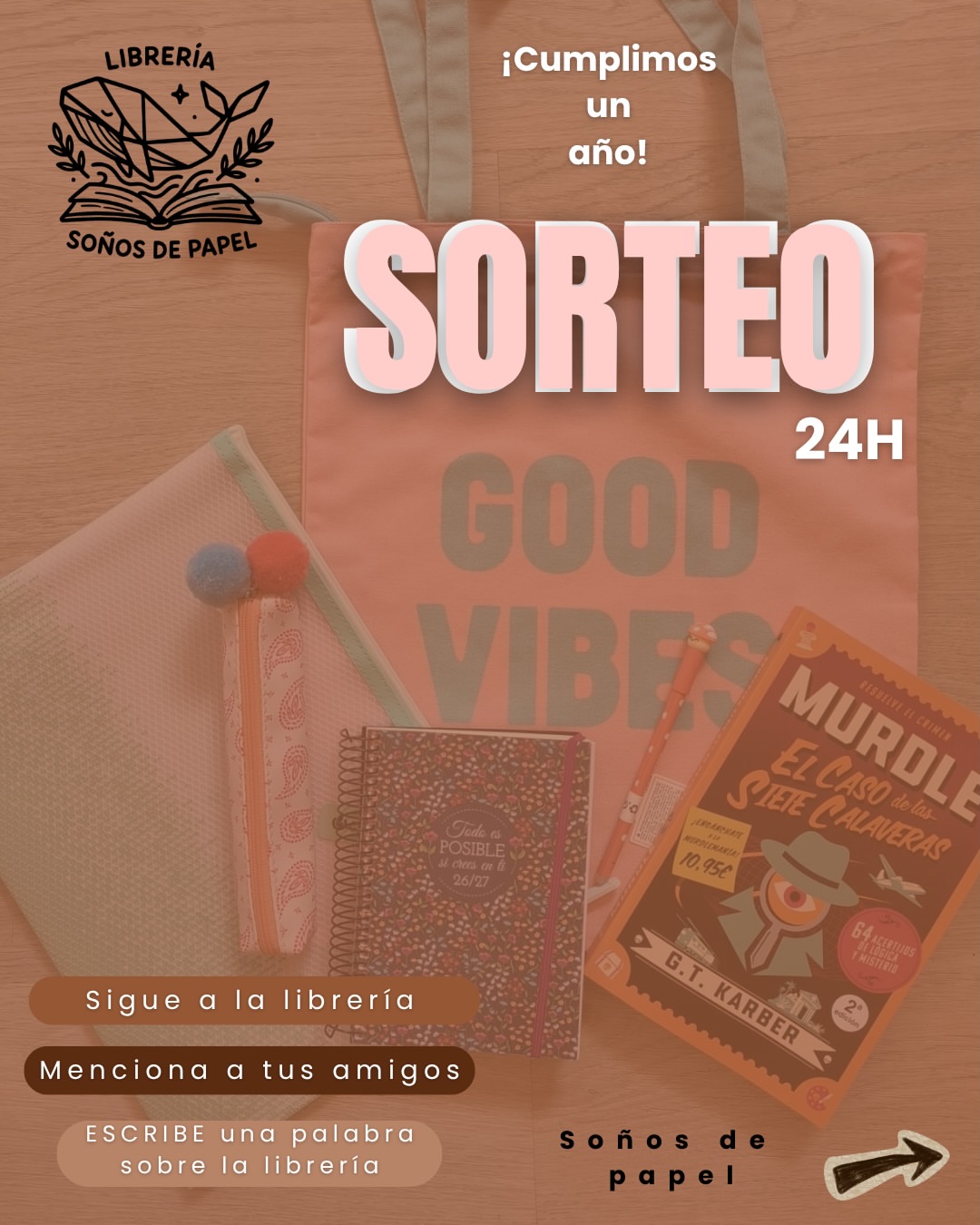 Imagen de 🎉 SORTEO exprés 24 para celebrar este año CON VOSOTROS!