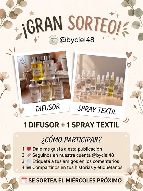 Imagen de ✨ ¡GRAN SORTEO! ✨
¡Queremos mimarte con un regalito es