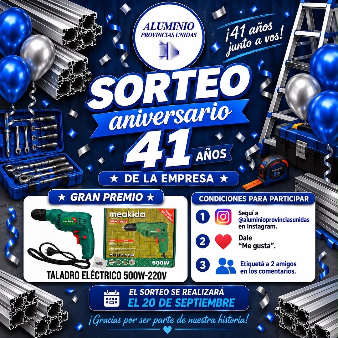 Imagen de 🎉 ¡SORTEO ANIVERSARIO! 🎉

💙 ¡Cumplimos 41 años j