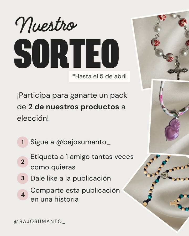 Imagen de ✨ ¡SORTEO ACTIVO! ✨

¿Te gustaría ganar un pack con 2