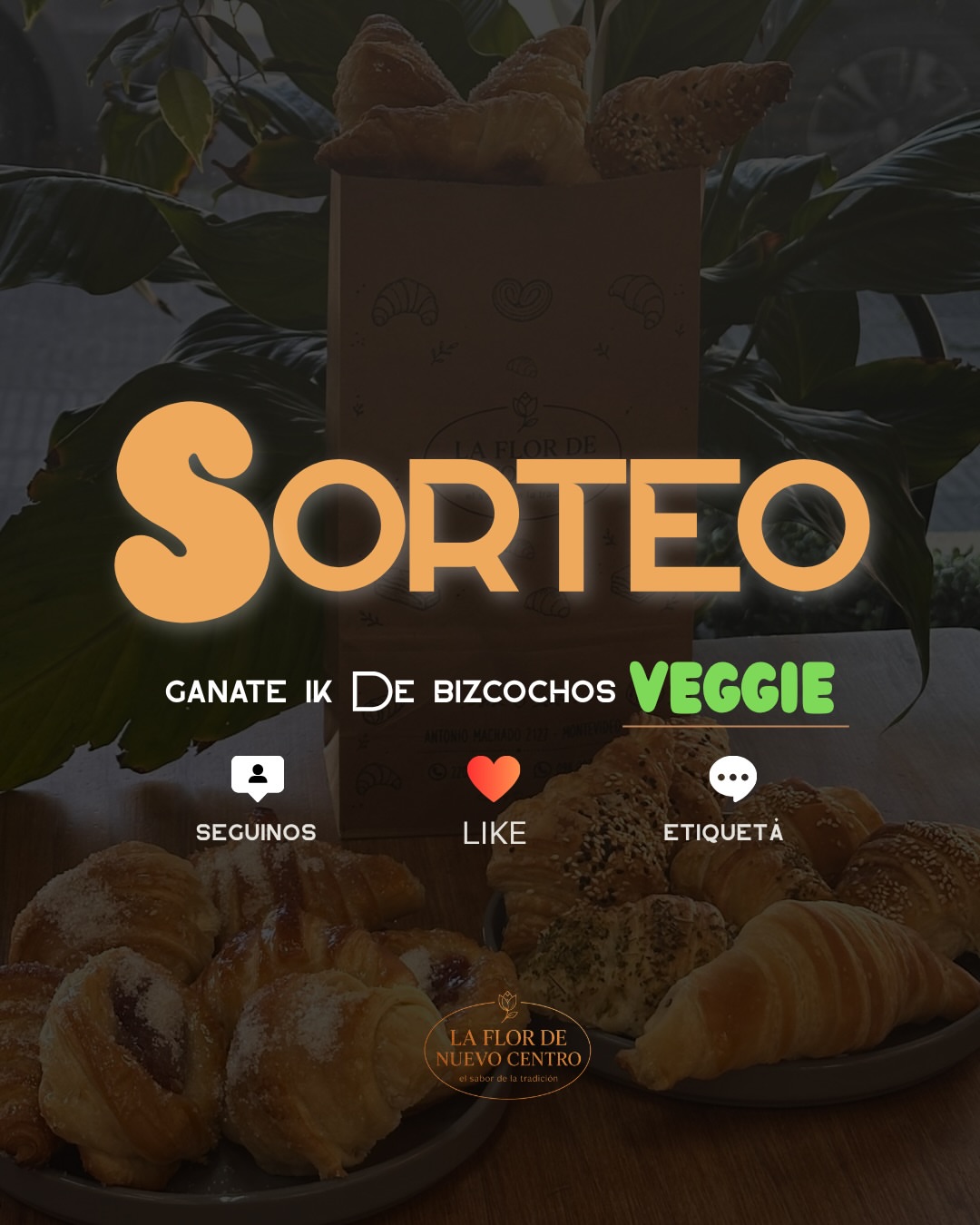 Imagen de ¡SORTEO! 🎉

Gánate una 1 kilo de Bizcochos Veganos 🤤