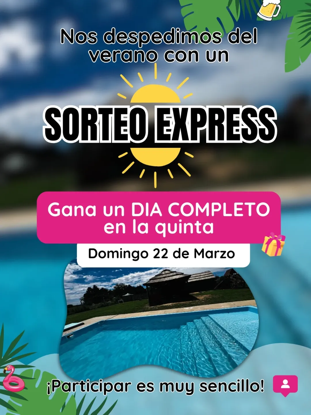 Imagen de ☀️ SORTEO EXPRESS – DESPEDIMOS EL VERANO 🍂

Queremo
