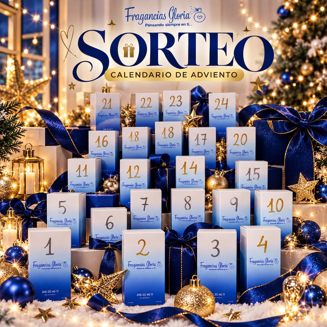 Imagen de 🎄💙 ¡SORTEO CALENDARIO DE ADVIENTO FRAGANCIAS GLORIA! 