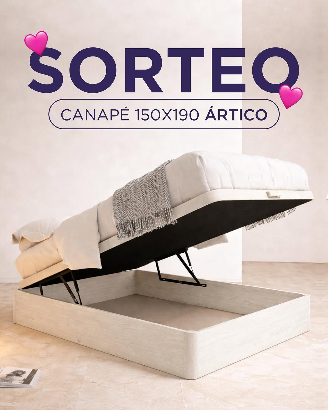 Imagen de SORTEO 🎉 ¡Sorteamos el canapé ÁRTICO! 🛏️ Ideal pa