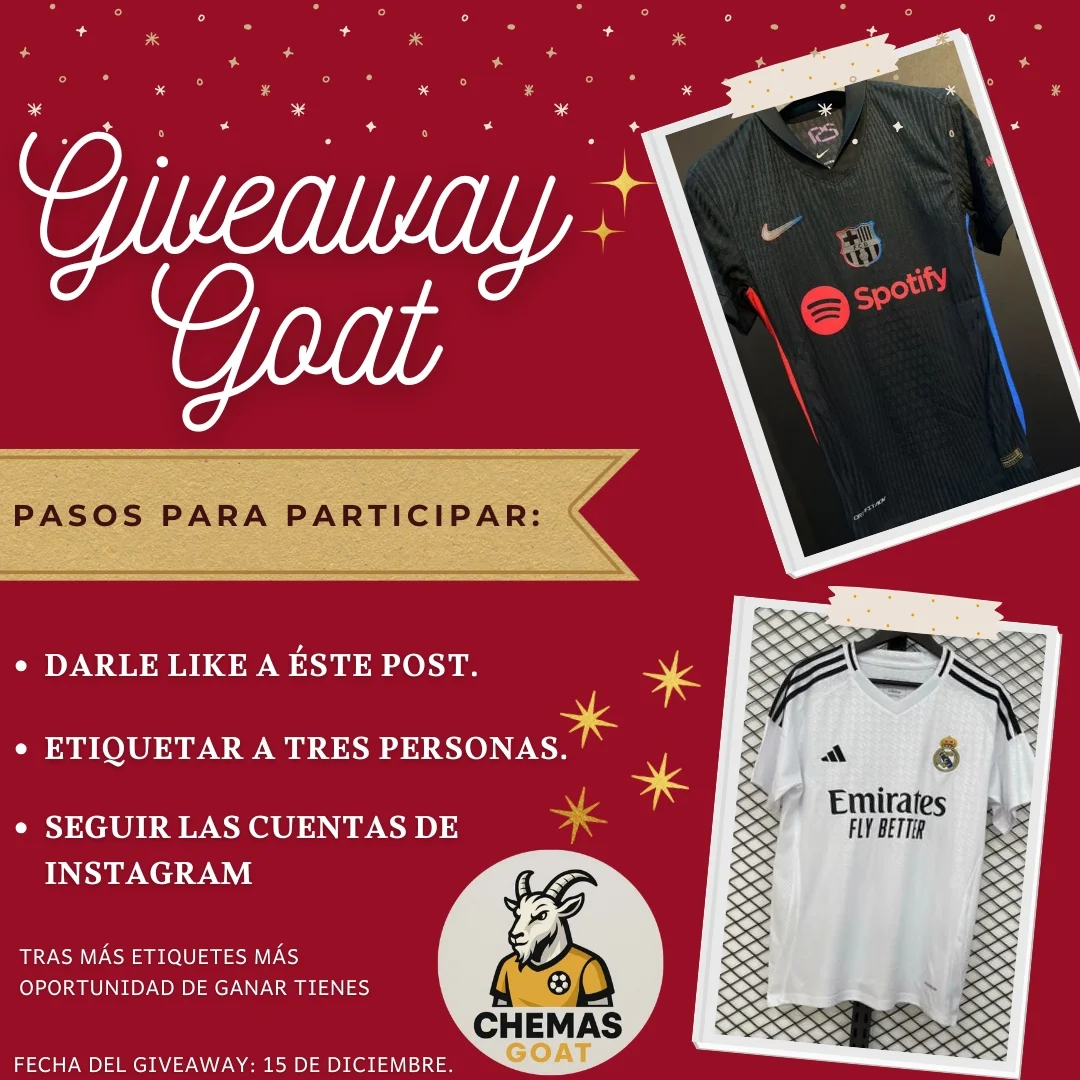 Imagen de ⚽️ ¡MEGA GIVEAWAY GOAT NAVIDEÑO! 🐐🎄
​¡Es tu o