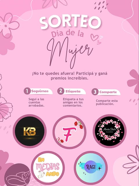 Imagen de 🌸✨ SORTEO DÍA DE LA MUJER ✨🌸

Celebramos la fuerz
