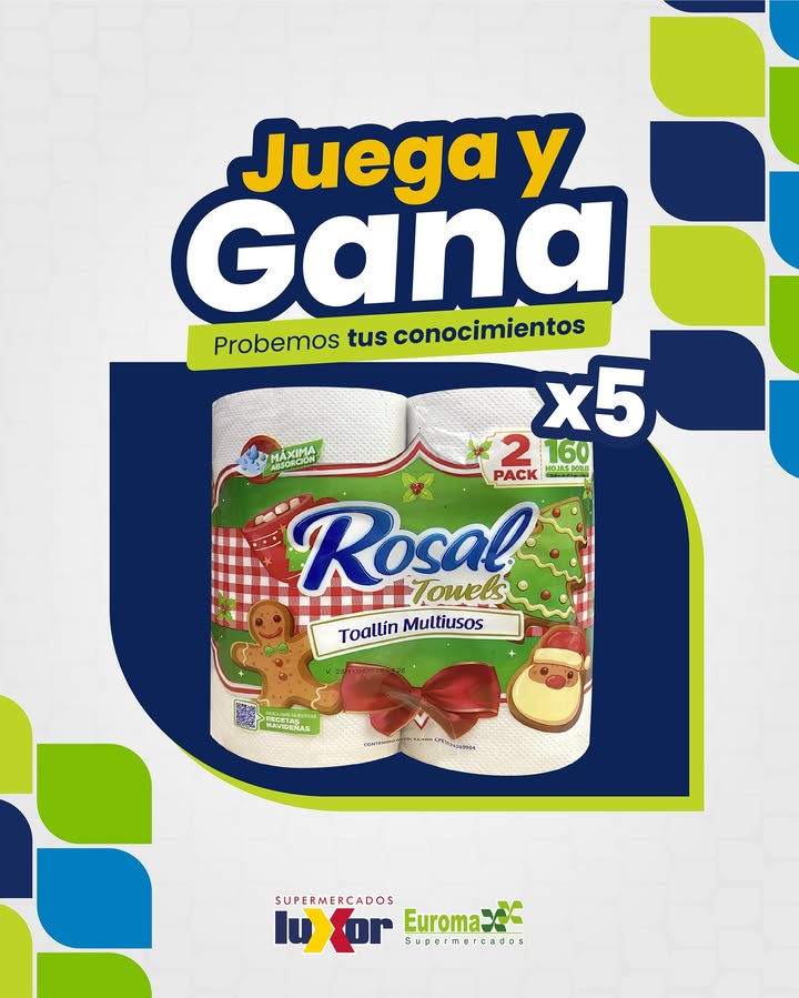 Imagen de ¡Juega y Gana! con supermercados Luxor y Euromaxx!✅✨#49