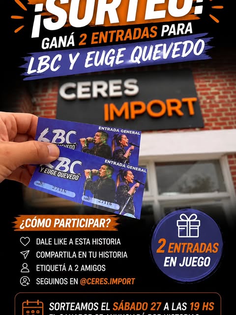 Imagen de 🎁 ¡Nosotros te regalamos 2 entradas!
Participar es muy f